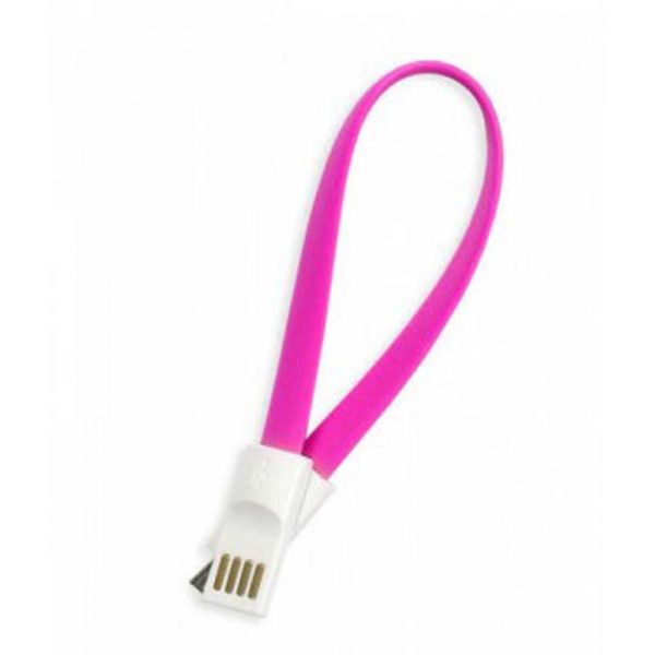 Дата-кабель USB -micro USB Smartbuy, магнитный, длина 0,2 метра Pink Розовый (iK-02m pink)