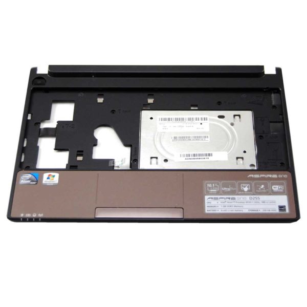 Верхняя часть корпуса ноутбука, палмрест Acer One D255, PAV70 (Модель: AP0F3000900)