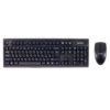 Комплект — клавиатура + мышь A4Tech 3100N USB беспроводной Black Чёрный