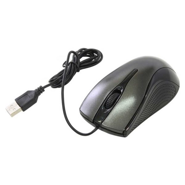 Мышь Oklick 215M USB 800 dpi Grey/Black Серо-чёрная