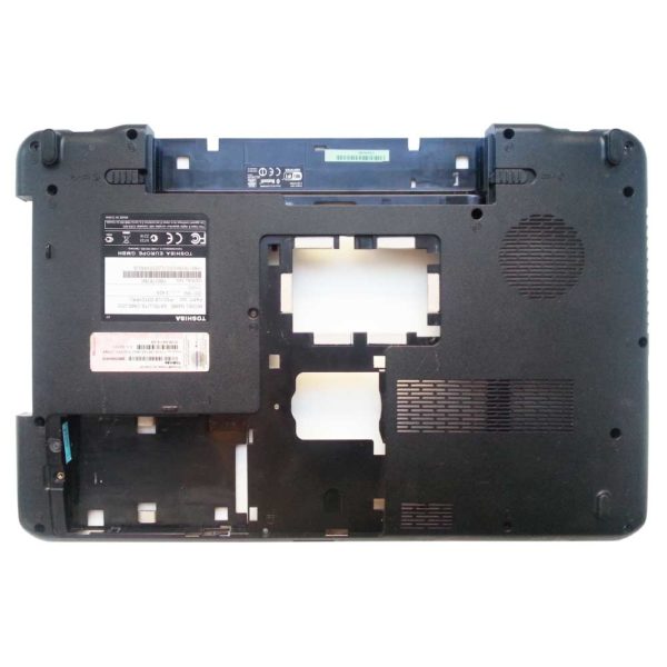 Нижняя часть корпуса ноутбука Toshiba Satellite C660, C660D (AP0II000110, FA0II000100-1, FA0II0001X0, FA0IK0001X0, FA0H0000200, K000124180, Bayer FR3021, Mitsubishi TMB1615)