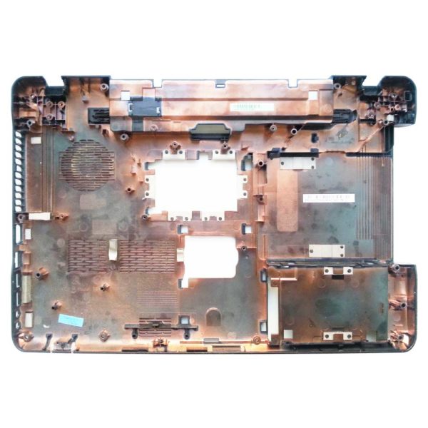 Нижняя часть корпуса ноутбука Toshiba Satellite C660, C660D (AP0II000110, FA0II000100-1, FA0II0001X0, FA0IK0001X0, FA0H0000200, K000124180, Bayer FR3021, Mitsubishi TMB1615)