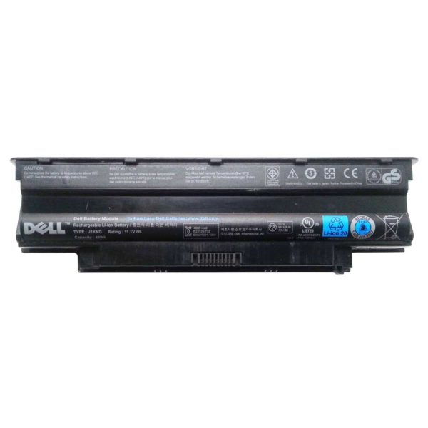 Аккумуляторная батарея для ноутбука Dell Inspiron 15R, N5110, N5010, N5050 11.1V 48Wh 4080mAh Black Чёрный Original Оригинал (J1KND, 04YRJH, CN-04YRJH) Б/У