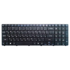 Клавиатура для ноутбука Acer Aspire 5810, 5738, 5740, 7735, 7738, e-Machines E642G, E644, G640, Packard Bell Easy Note NEW90, NV50, TK81, TK85 Black Черная (MB358-001, 5810-US)