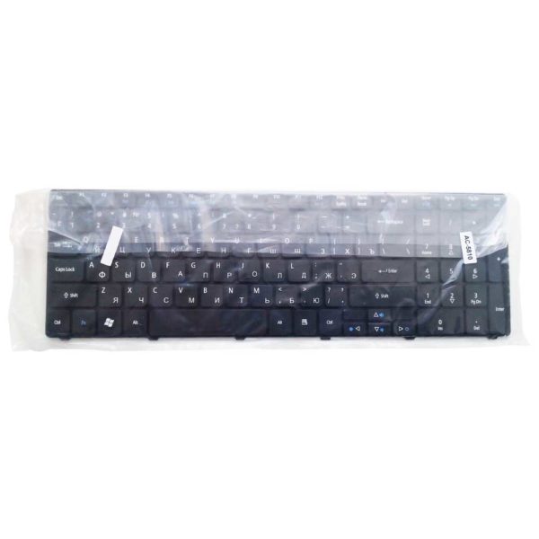 Клавиатура для ноутбука Acer Aspire 5810T, 5738, 5740, 7735, 7738, e-Machines E642G, E644, G640, Packard Bell Easy Note NEW90, NV50, TK81, TK85 Black Черная (MB358-002, 5810-US)