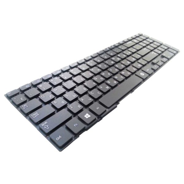 Клавиатура для ноутбука Samsung 370R5E Black Чёрная без рамки (SG-58720-XAA, BA59-03682C)