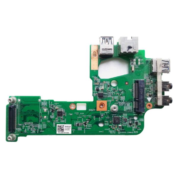 Плата 2xUSB3.0 + AUDIO 2xJACK + LAN RJ45 + Mini PCI слот для ноутбука Dell Inspiron 15R, N5110 (DQ15 NEC IO Board, 48.4IE14.011, 554IE0200)