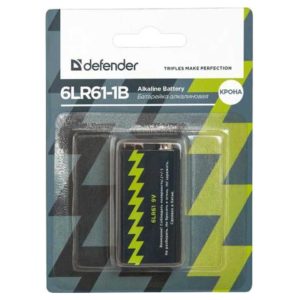 Батарея Defender 6LR61-1B Крона (1 штука в блистере)
