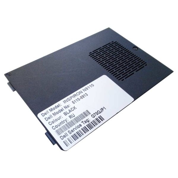 Крышка отсека HDD и ОЗУ к нижней части корпуса ноутбука Dell Inspiron N5110, M5110, 15R (CN-074RTF, 074RTF, 60.4IE18.001, 42.4IE19.XXX)
