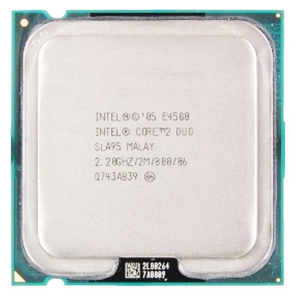 Процессор INTEL Core2 Duo E4500 Conroe S775 2200Mhz 800Mhz 2048K OEM