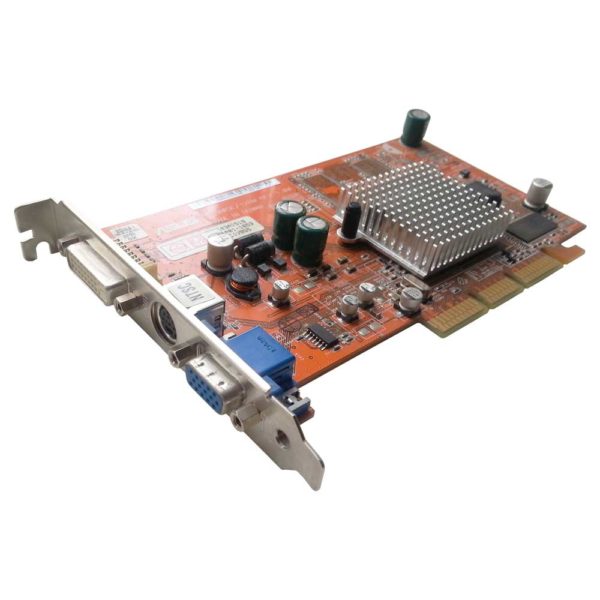 Видеокарта AGP 128 mb ATI Radeon 9200SE (A9200SE/TD/N/128M/A) Б/У