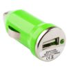 Автомобильное зарядное устройство «LP» с USB выходом 1000mAh Зеленое Европакет (SM000127)