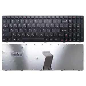 Клавиатура для ноутбука Lenovo IdeaPad G500, G505, G510, G700, G710 Black Черная с рамкой (OEM)