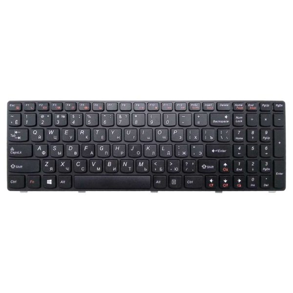 Клавиатура для ноутбука Lenovo G500, G505, G510, G700, G710 Black Чёрная (MB340-010, G500-US)