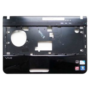Верхняя часть корпуса ноутбука Sony Vaio VPCEA, PCG-61211V, VPCEA4M1R, VPCEA3M1R Black Чёрная (012-030A-2984-A, 4-178-426)