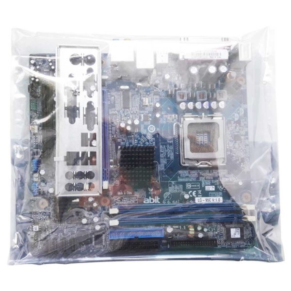 Материнская плата Abit LG-95C V:1.0 LGA775 Intel 945GC 2xDDR2 SVGA 2xPCI-E x16, 2xPCI LAN 4xSATA MicroATX