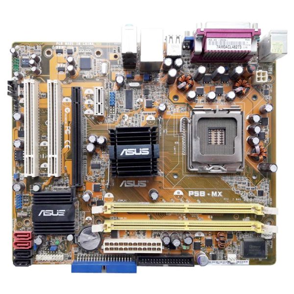 Материнская плата Asus P5B-MX LGA775 Intel 946GZ 2xDDR2 SVGA 1xPCI-E x16, 1xPCI-E x1, 2xPCI GbLAN 4xSATA MicroATX