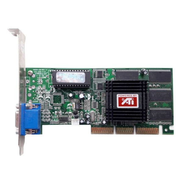 Видеокарта AGP 32 mb ATI Rage 128 Ultra VGA/D-SUB (AU0101-3B REV. 1.1, AO0105-163-01R1-P001) Б/У