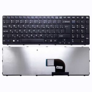 Клавиатура для ноутбука Sony Vaio E15, E17, SVE15, SVE17 Black Чёрная, с рамкой (MP-11K73SU-9203W, AEHK57022203A)