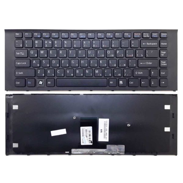 Клавиатура для ноутбука Sony Vaio PCG-61211V, VPC-EA, VPCEA с рамкой, Black Черная (012-004A-3201, 148792071)