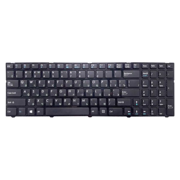 Клавиатура для ноутбука DNS C15B, 0801143 Black Чёрная (MP-13A83SU-5283) Б/У