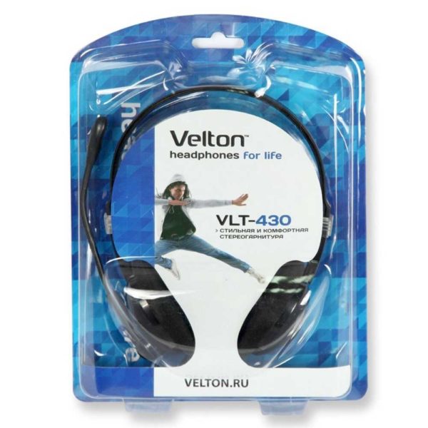 Наушники с микрофоном Velton VLT-430