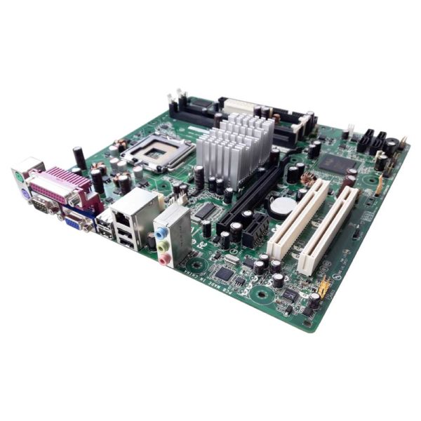 Материнская плата Intel D945GCNL Intel 945GC, LGA775, 2xDDR2 DIMM, 1xPCI-E x16, 1xPCI-E x1, 2xPCI, встроенный звук: HDA, 5.1, встроенная графика: Intel GMA 950, Ethernet: 1000 Мбит/с, microATX (IPIGC-NL REV. 1.01, CANADA ICES-003 CLASS B, AA D97184-103)