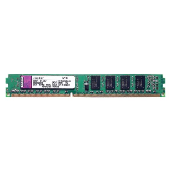 Модуль памяти DDR III 1024Mb PC-10600 1333Mhz Kingston KIT OF 2 (KVR1333D3N9K2/2)
