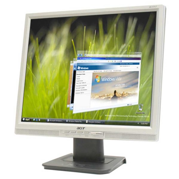 Монитор (SVGA) 17″ TFT ACER AL1717 Asm Silver Серебристый Б/У