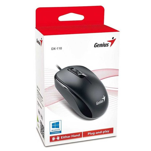Мышь USB Genius DX-110 Black Черная, G5 (31010116100)
