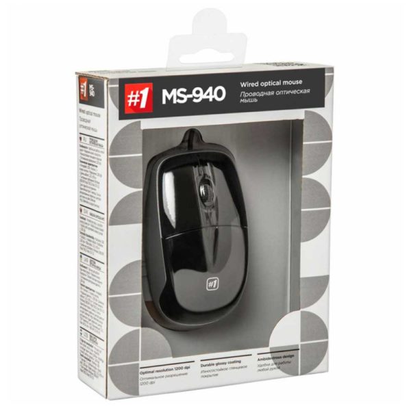 Мышь USB Defender MS-940 Black Черная