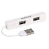 Разветвитель HUB USB 2.0 4-port SmartBuy White Белый (SBHA-408-W)