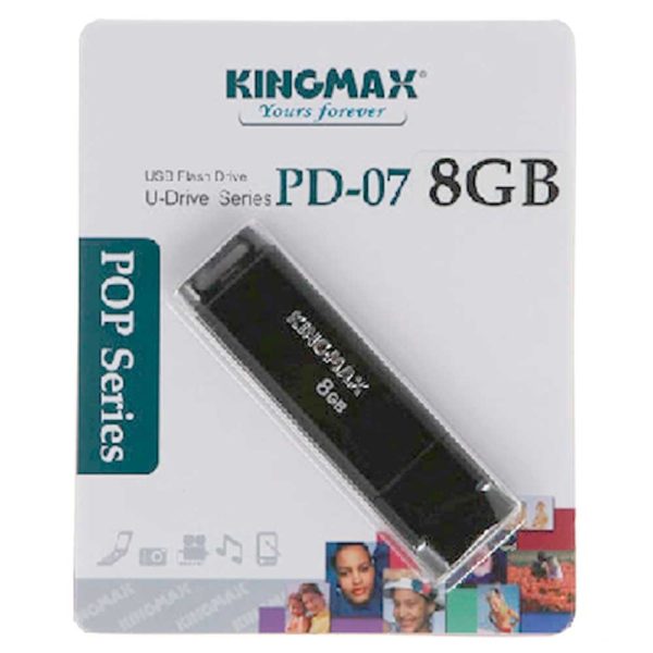 Флеш-накопитель 8 ГБ USB 2.0 Kingmax PD-07 Black Черный