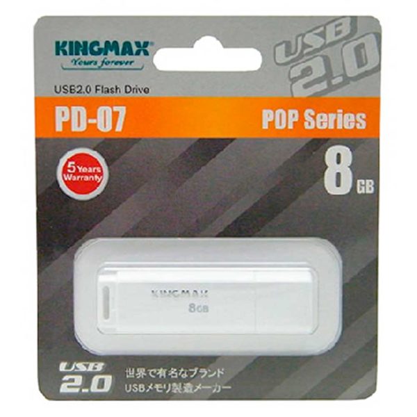 Флеш-накопитель 8 ГБ USB 2.0 Kingmax PD-07 White Белый