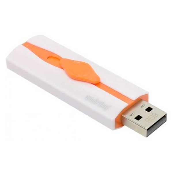 Флеш-накопитель 8 ГБ USB 2.0 SmartBuy Comet White Белый (SB8GBCMT-W)