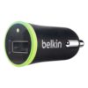 Автомобильное зарядное устройство "Belkin" с USB выходом 2.1A Black Черное, коробка (F8J051qeBLK)
