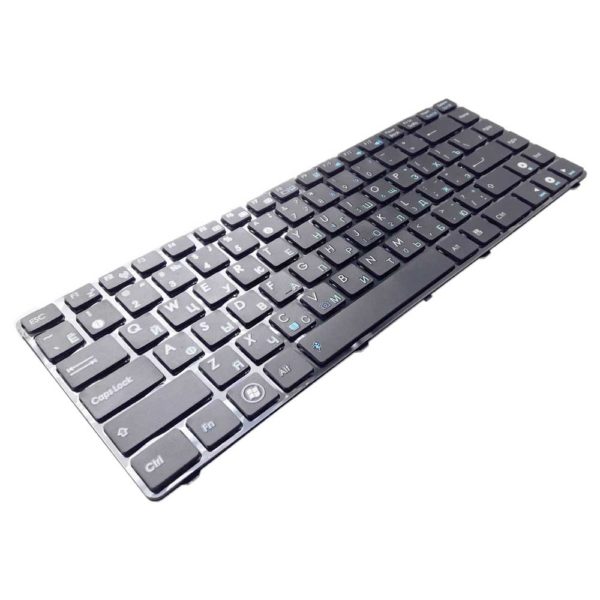 Клавиатура для ноутбука Asus K42, B43, K41, K42, K43, K84, N43, N82, P42, P43, U30, U31, U35, U36, U40, U41, UK30AT, UL30, UL80, X35, X42, X43, X44 Black Черная (V423052AS1)