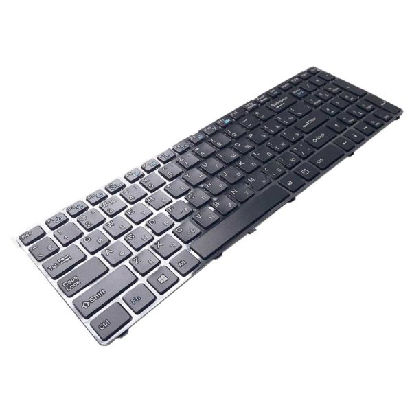 Клавиатура для ноутбука DNS 0157894, 0157896, 0157899, 0157900, 0164780, ECS MT50, MT50II1, MT50IN Black Черная (SF-2196, 002-09Q33LAD03)