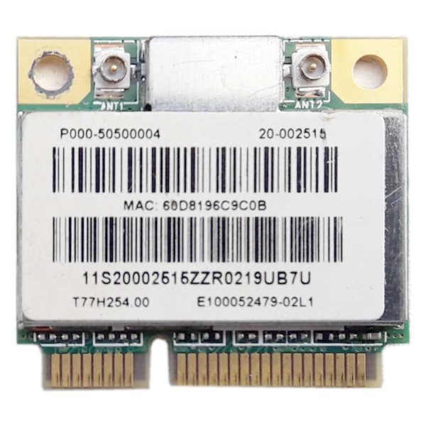Модуль Wi-Fi Mini PCI Express Anatel 802.11b/g/n для ноутбука Lenovo IdeaPad Z575, G570, G575, B570, B575, S206, S405, MSI U130, U135DX, Acer ZX6971, Z5700 (T77H254.00, P000-50500004, RT3090, 20-002515)