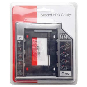 Переходник HDD в отсек привода SATA-SATA 9.5 мм для ноутбуков (Second HDD Caddy)