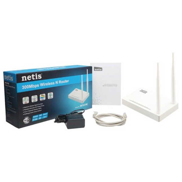 Роутер Netis WF2419E Wi-Fi точка доступа, 802.11n, 300 Мбит/с, маршрутизатор, коммутатор 4xLAN, 2 антенны