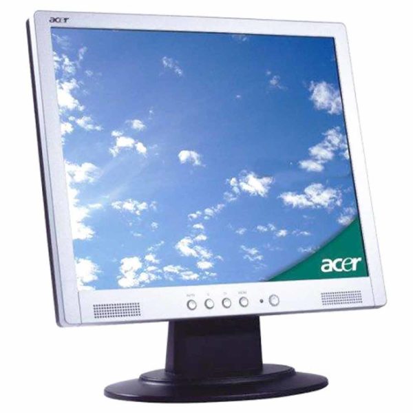 Монитор 17" ACER AL1715s LCD, 1280x1024, VGA D-Sub Silver Серебристый (ET.L1208.440) Б/У