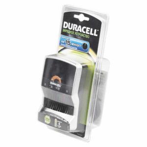 Зарядное устройство Duracell CEF15 для 4 аккумулятора AA и 4 аккумулятора AAA, Express Charger 15-min  Экспресс зарядка за 15 минут