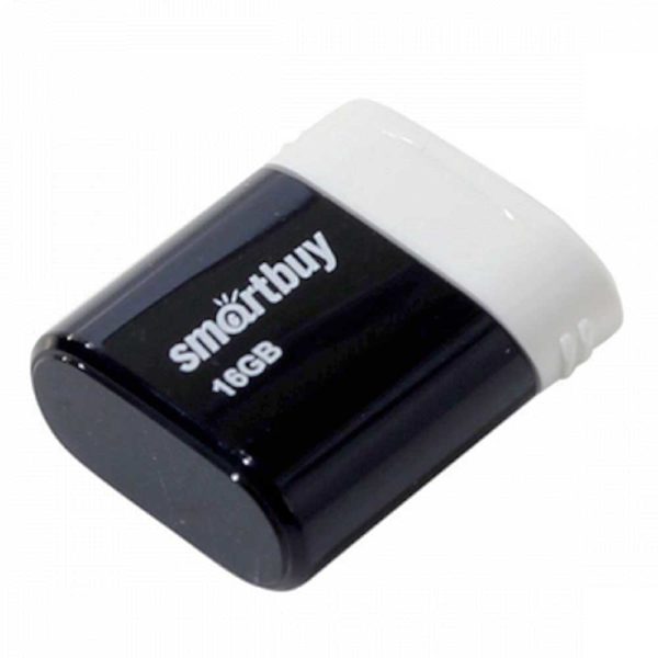 Флеш-накопитель 16 ГБ USB 2.0 SmartBuy LARA Black Черный (SB16GBLARA-K)