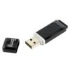 Флеш-накопитель 16 ГБ USB 2.0 SmartBuy Quartz series Black Черный (SB16GBQZ-K)