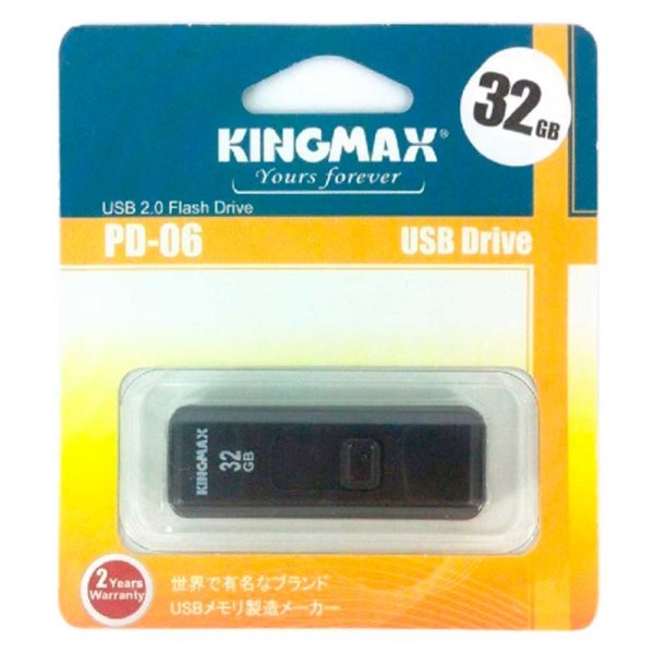 Флеш-накопитель 32 ГБ USB 2.0 Kingmax PD-06 Black Черный