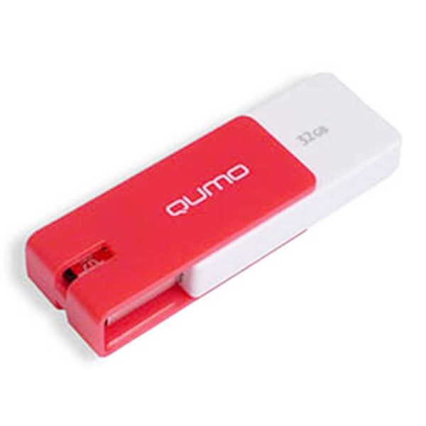 Флеш-накопитель 32 ГБ USB 2.0 Qumo Click Crimson Алый