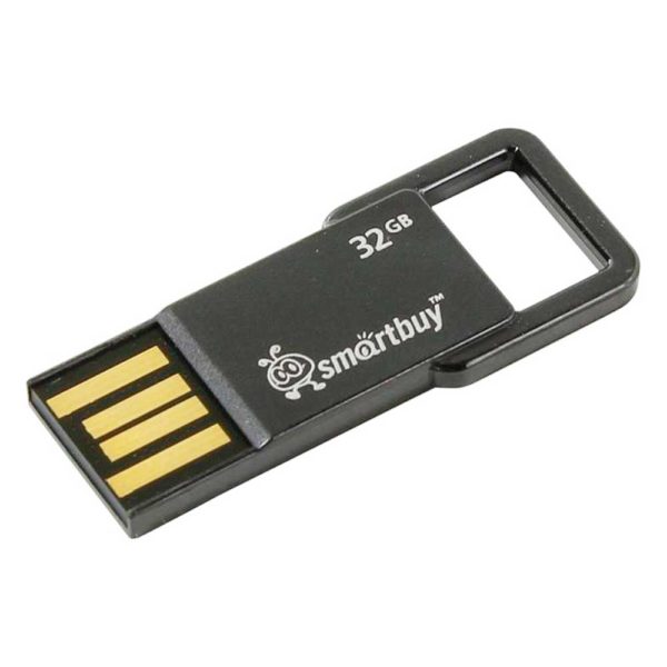 Флеш-накопитель 32 ГБ USB 2.0 SmartBuy BIZ Black Черный (SB32GBBIZ-K)