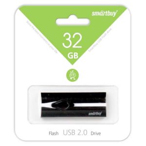 Флеш-накопитель 32 ГБ USB 2.0 SmartBuy Comet Black Черный (SB32GBCMT-K)
