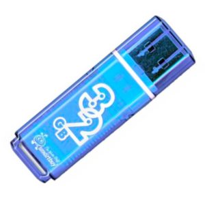 Флеш-накопитель 32 ГБ USB 2.0 SmartBuy Glossy series Blue Голубой